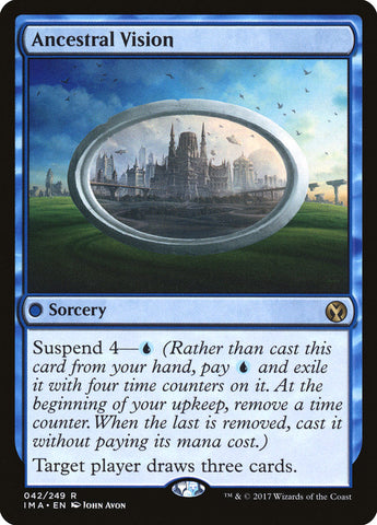 Ancestral Vision [Iconic Masters] Magic: The Gathering