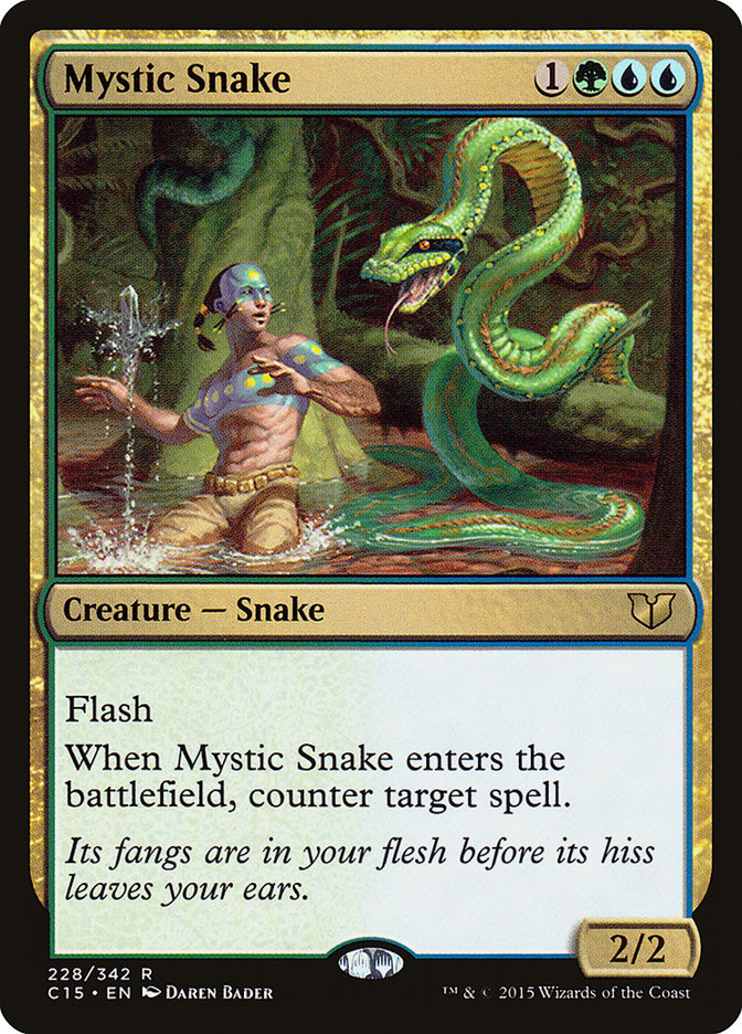 Mystic Snake [Commander 2015] Magic: The Gathering