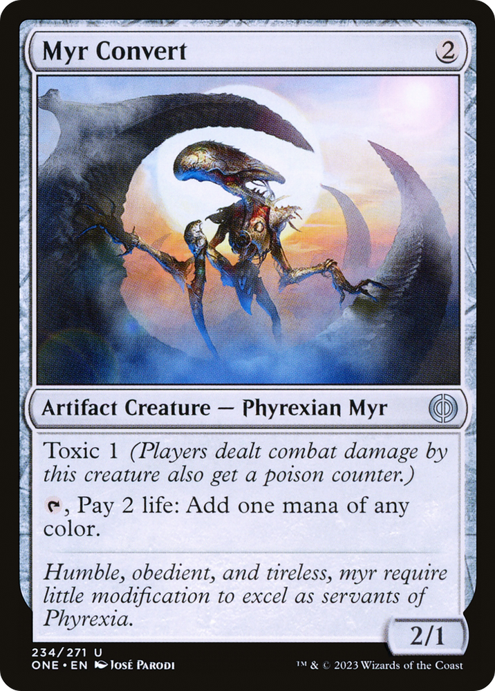 Myr Convert [Phyrexia: All Will Be One] Magic: The Gathering