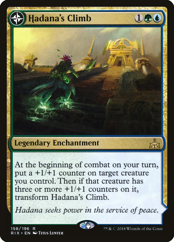 Hadana's Climb // Winged Temple of Orazca [Rivals of Ixalan] Magic: The Gathering
