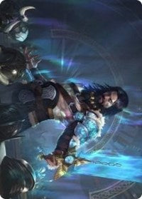Halvar, God of Battle Art Card [Kaldheim Art Series] Magic: The Gathering