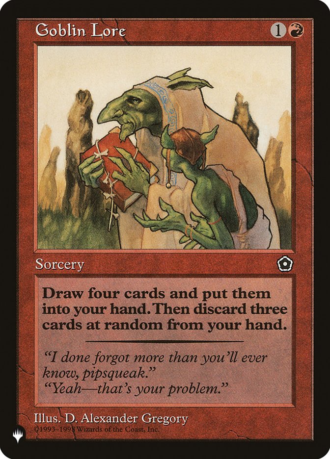 Goblin Lore [The List] Magic: The Gathering