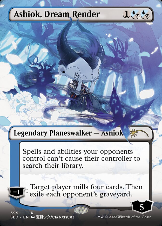 Ashiok, Dream Render (Borderless) [Secret Lair Drop Series] Magic: The Gathering