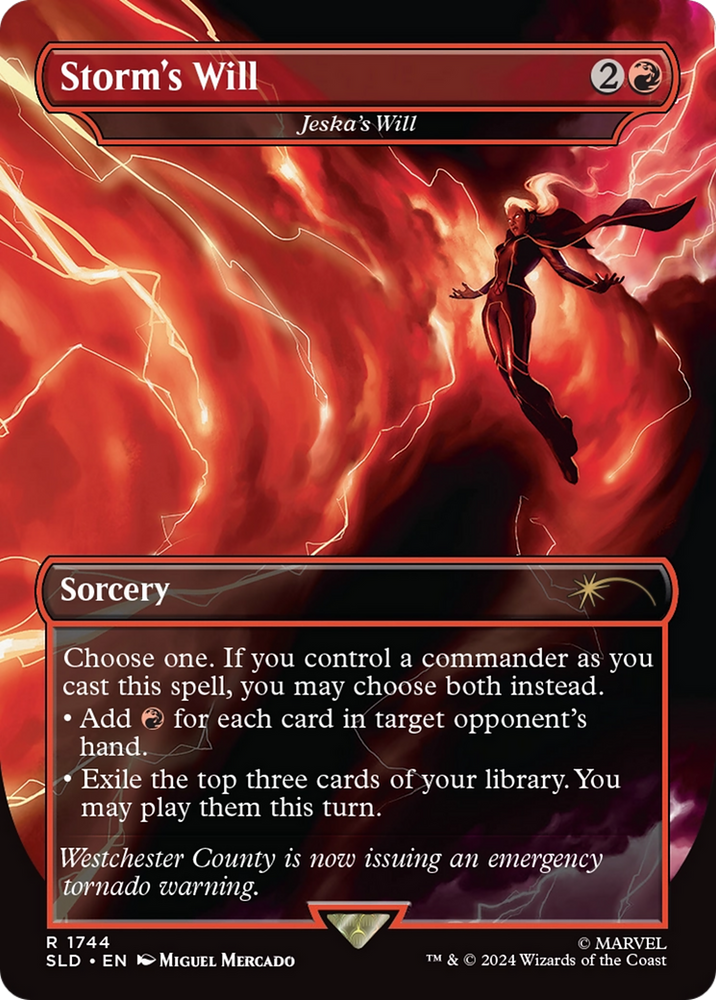 Storm's Will - Jeska's Will (Rainbow Foil) [Secret Lair Drop Series] Magic: The Gathering