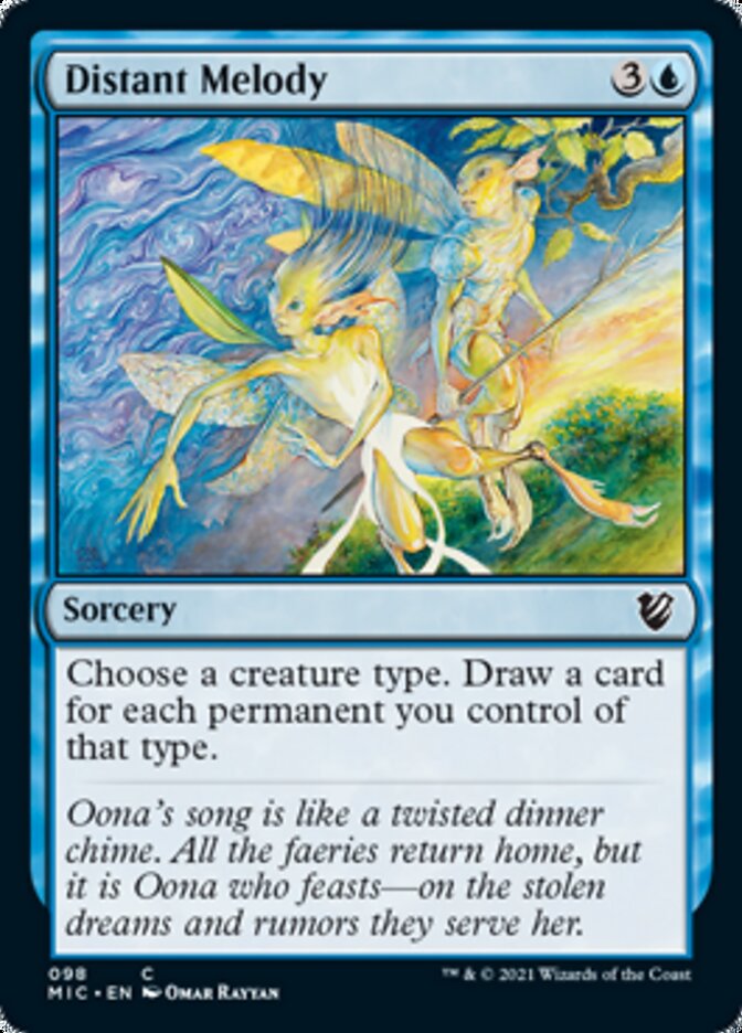 Distant Melody [Innistrad: Midnight Hunt Commander] Magic: The Gathering