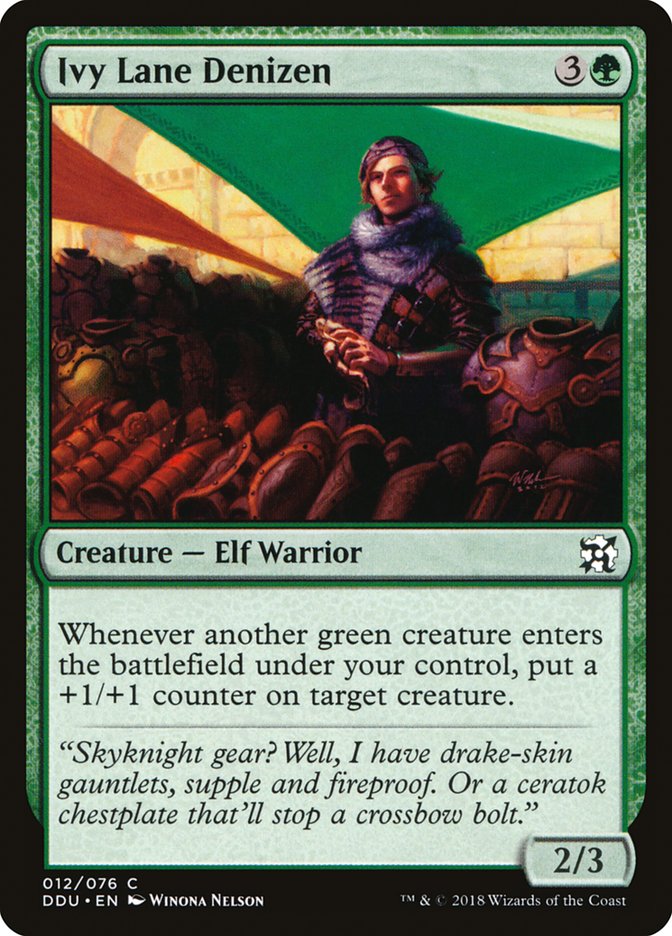 Ivy Lane Denizen [Duel Decks: Elves vs. Inventors] Magic: The Gathering