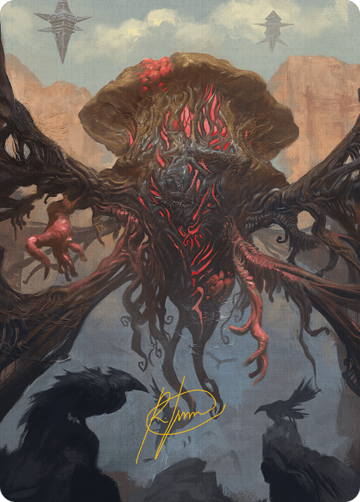 Inversion Behemoth Art Card (Gold-Stamped Signature) [Modern Horizons 3 Art Series] Magic: The Gathering