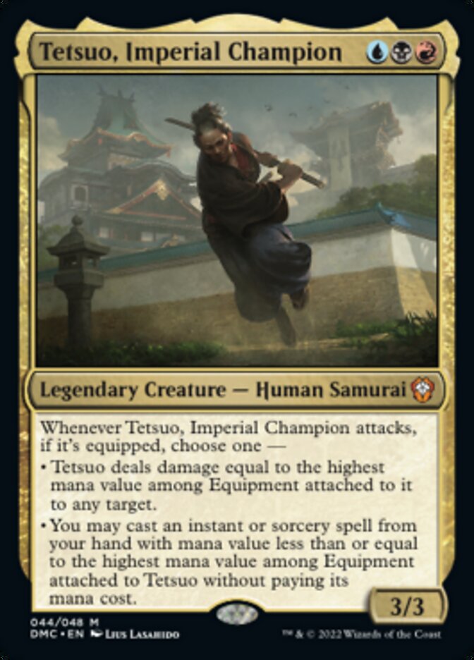 Tetsuo, Imperial Champion [Dominaria United Commander] Magic: The Gathering