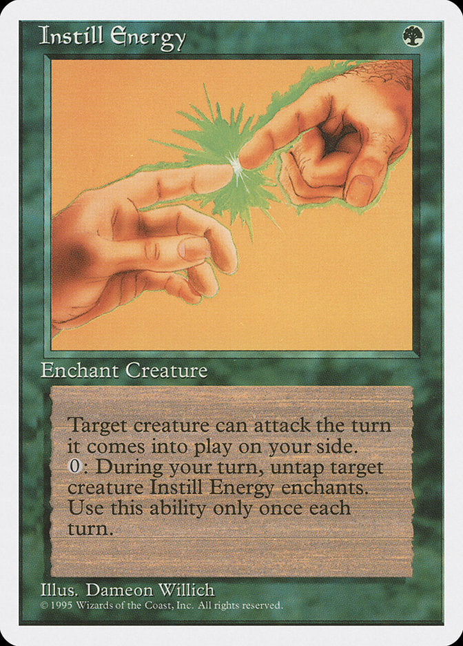 Instill Energy [Fourth Edition] Magic: The Gathering
