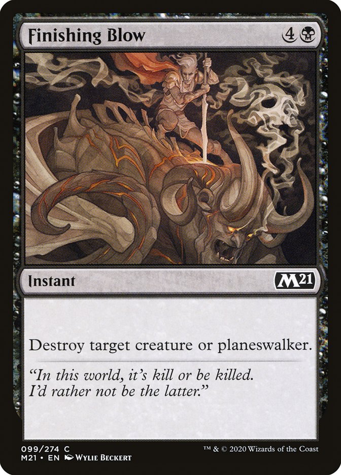Finishing Blow [Core Set 2021] Magic: The Gathering