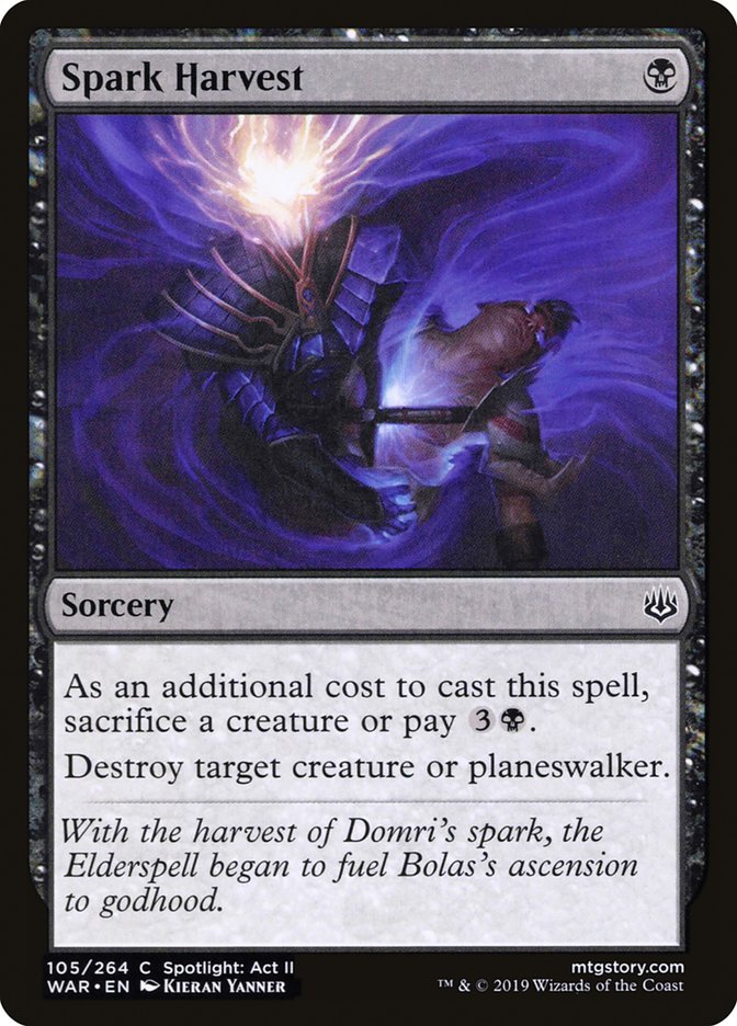 Spark Harvest [War of the Spark] Magic: The Gathering