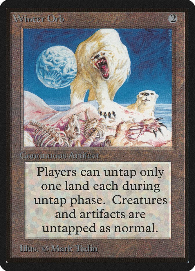 Winter Orb [Beta Edition] Magic: The Gathering