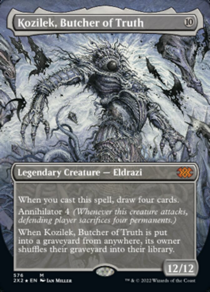 Kozilek, Butcher of Truth (Textured Foil) [Double Masters 2022] Magic: The Gathering