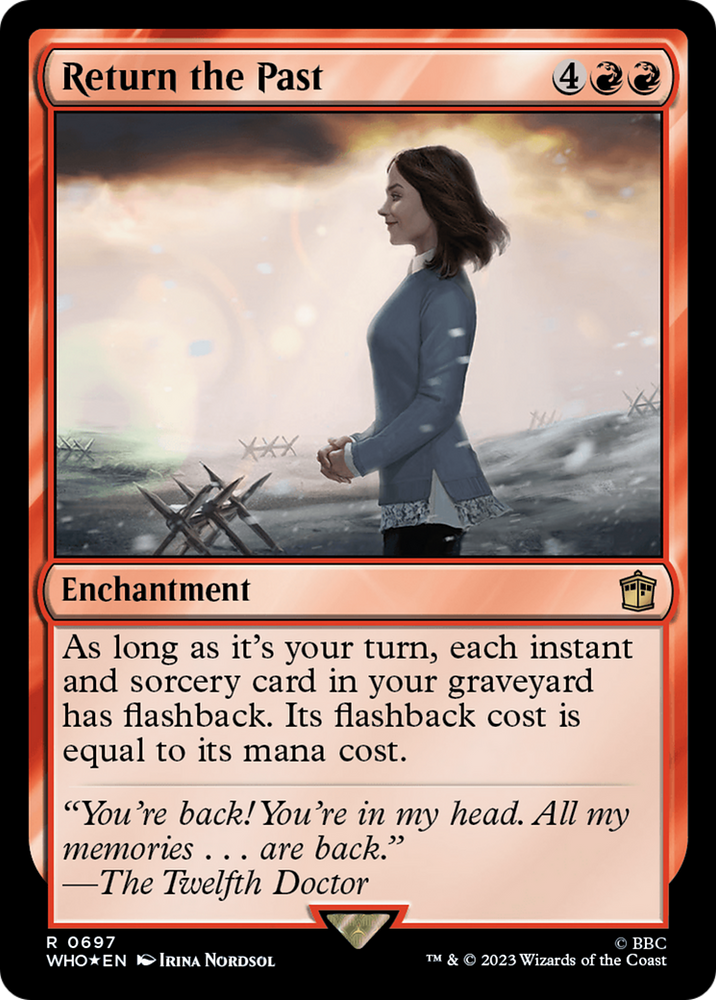 Return the Past (Surge Foil) [Doctor Who] Magic: The Gathering
