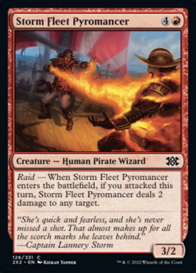 Storm Fleet Pyromancer [Double Masters 2022] Magic: The Gathering