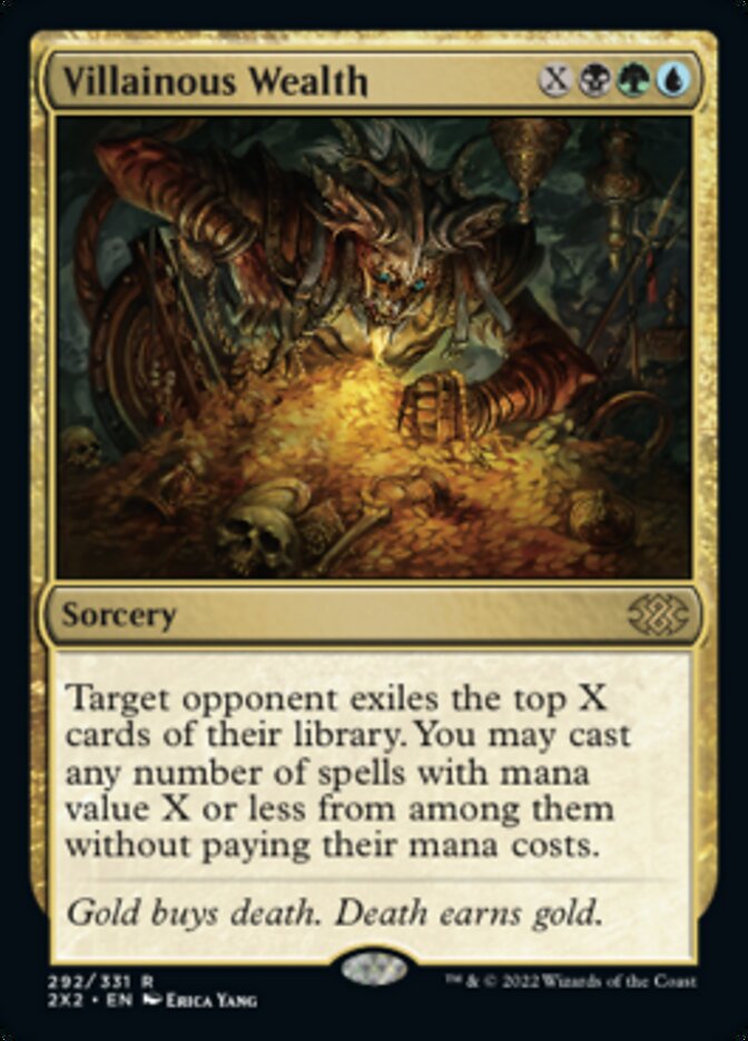 Villainous Wealth [Double Masters 2022] Magic: The Gathering