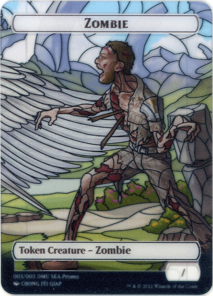 Zombie Token (SEA Exclusive) [Dominaria United Tokens] Magic: The Gathering