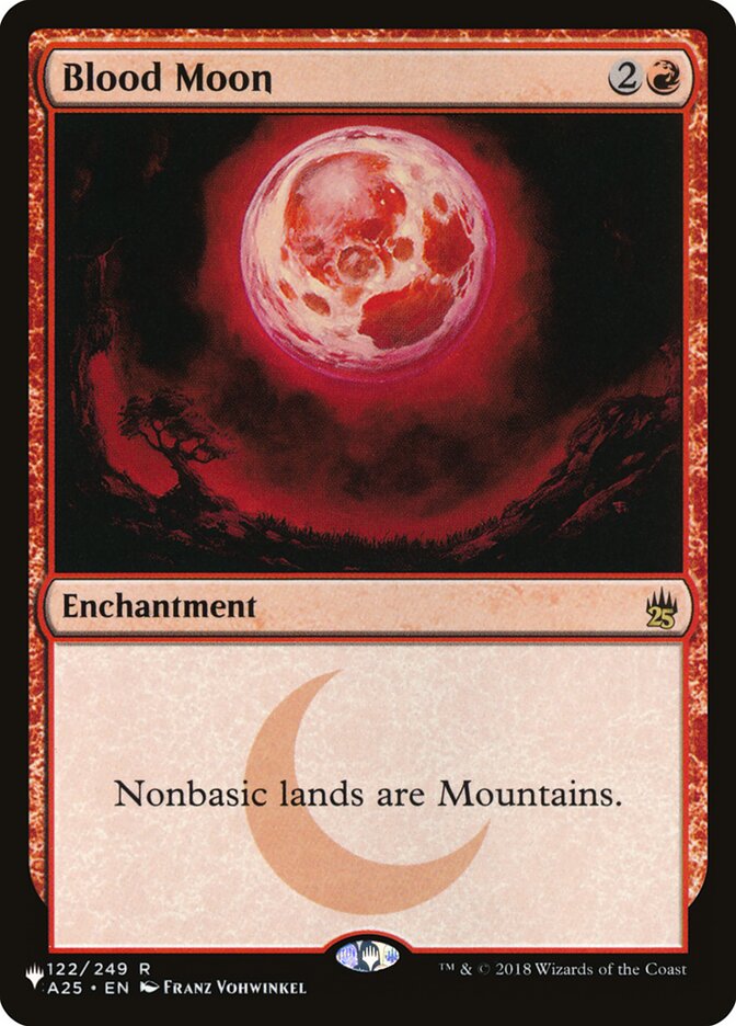 Blood Moon [The List] Magic: The Gathering