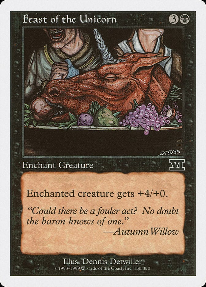 Feast of the Unicorn [Classic Sixth Edition] Magic: The Gathering