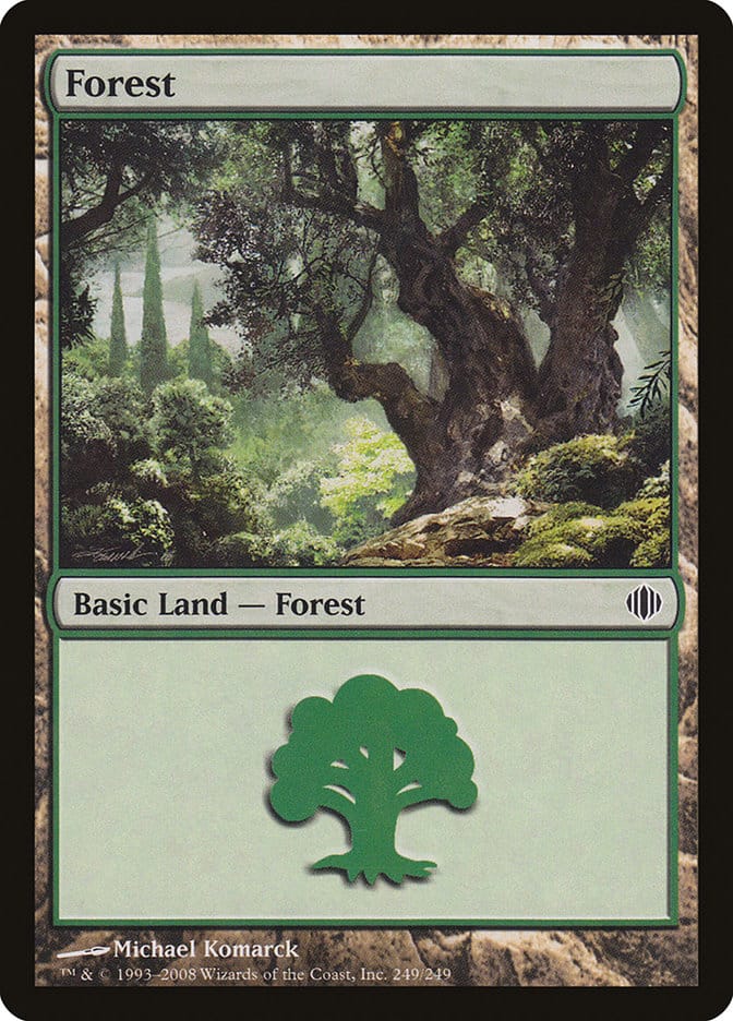 Forest (249) [Shards of Alara] Magic: The Gathering