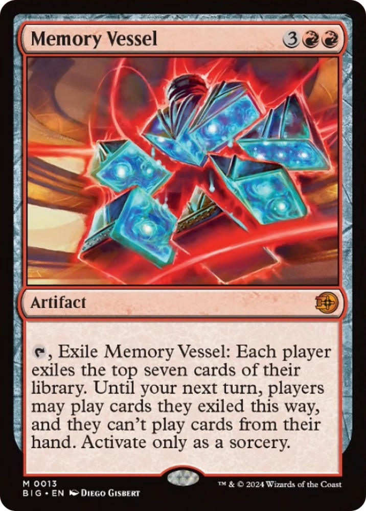 Memory Vessel [Outlaws of Thunder Junction: The Big Score] Magic: The Gathering