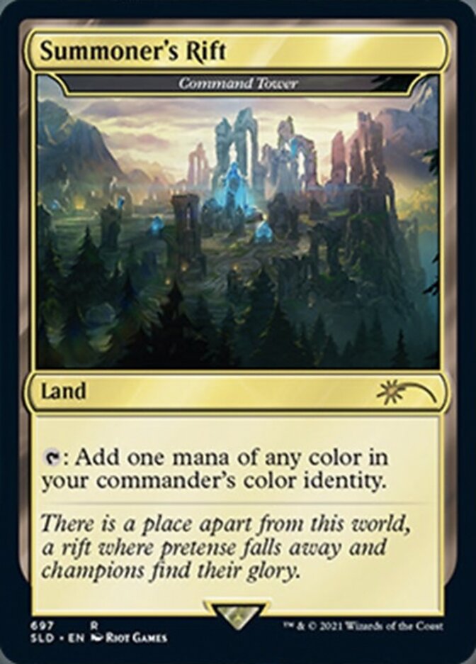 Command Tower - Summoner's Rift [Secret Lair Drop Promos] Magic: The Gathering