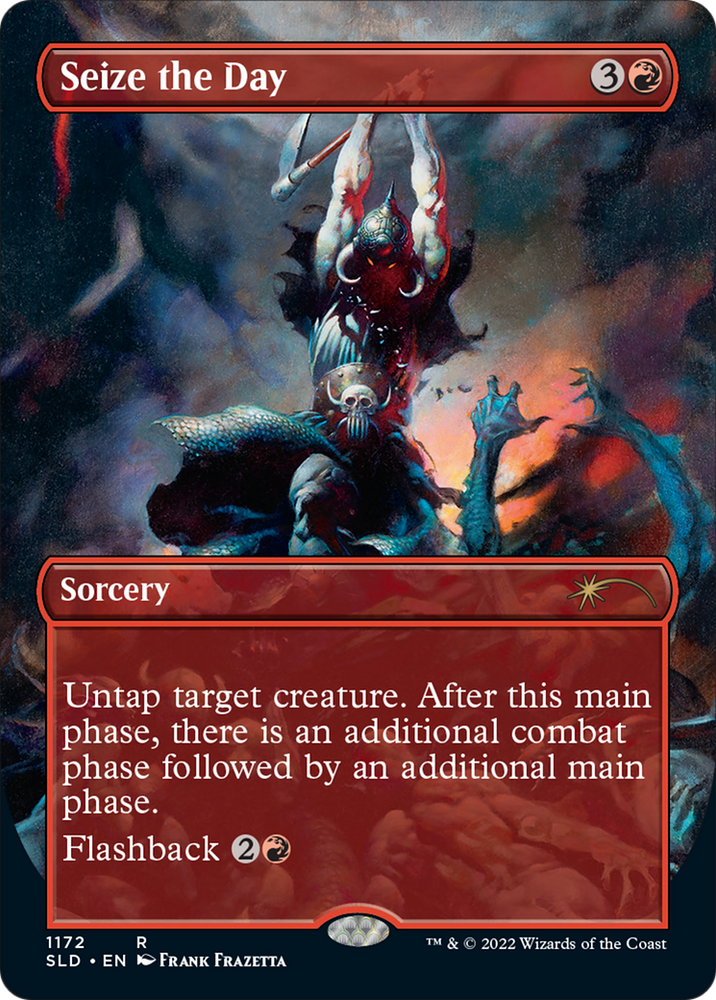 Seize the Day (Borderless) [Secret Lair Drop Series] Magic: The Gathering