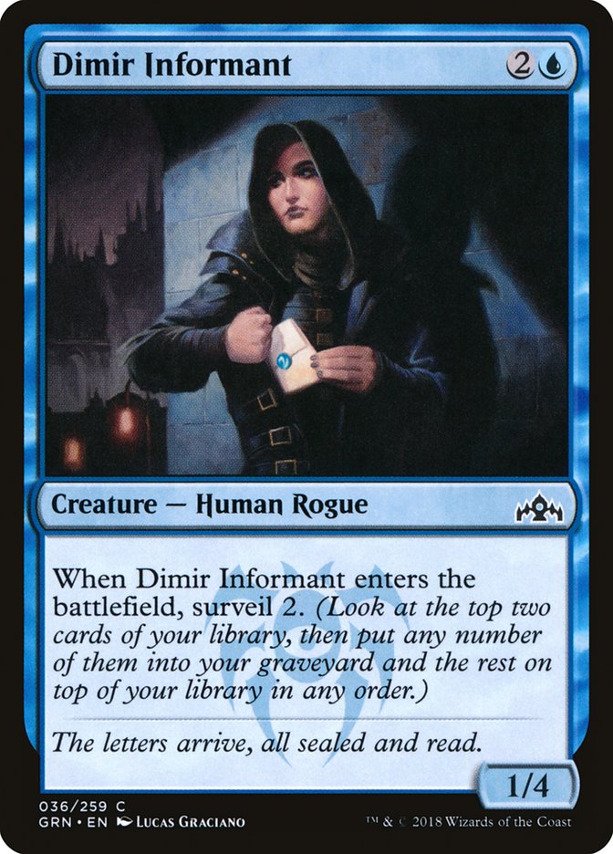 Dimir Informant [Guilds of Ravnica] Magic: The Gathering
