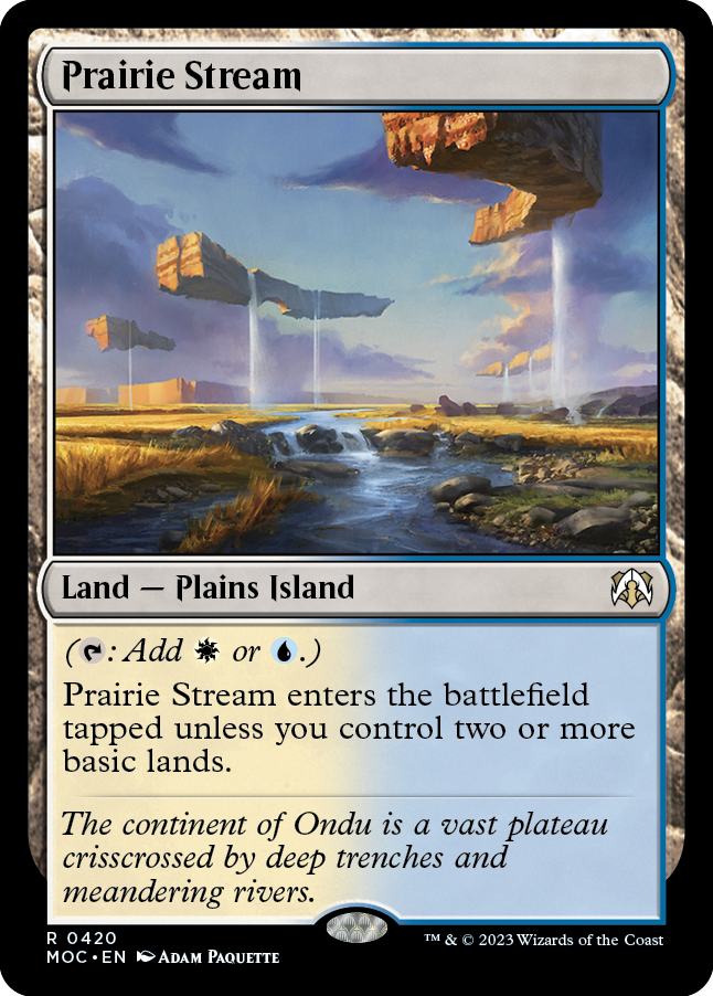 Prairie Stream [March of the Machine Commander] Magic: The Gathering