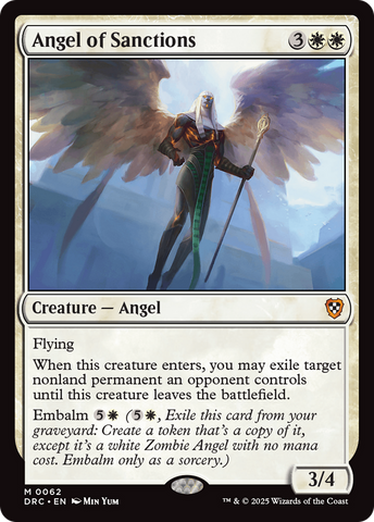 Angel of Sanctions [Aetherdrift Commander] Magic: The Gathering