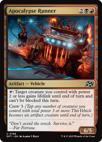 Apocalypse Runner [Aetherdrift] Magic: The Gathering