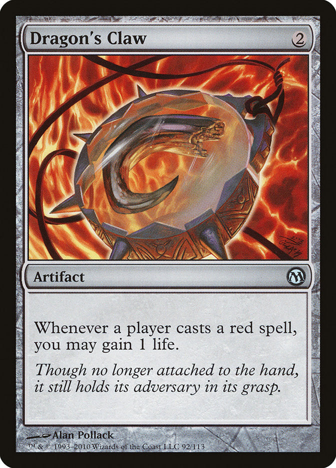 Dragon's Claw [Duels of the Planeswalkers] Magic: The Gathering