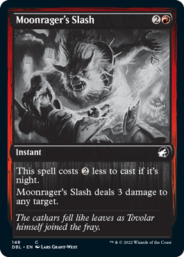 Moonrager's Slash [Innistrad: Double Feature] Magic: The Gathering