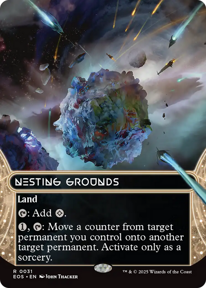 Nesting Grounds (0031) (Borderless) [Edge of Eternities: Stellar Sights] Magic: The Gathering