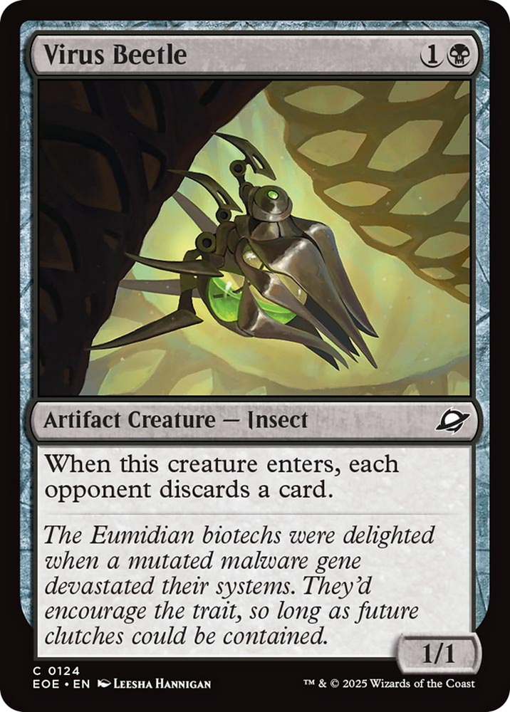 Virus Beetle [Edge of Eternities] Magic: The Gathering