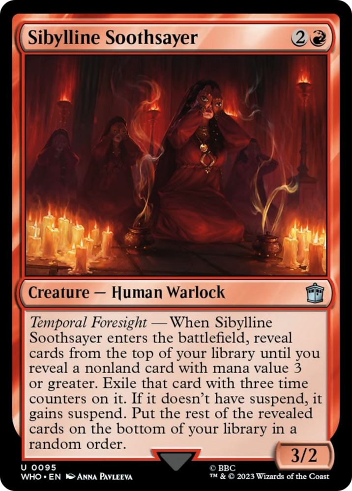 Sibylline Soothsayer [Doctor Who] Magic: The Gathering