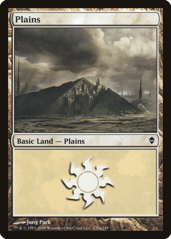 Plains (231a) [Zendikar] Magic: The Gathering