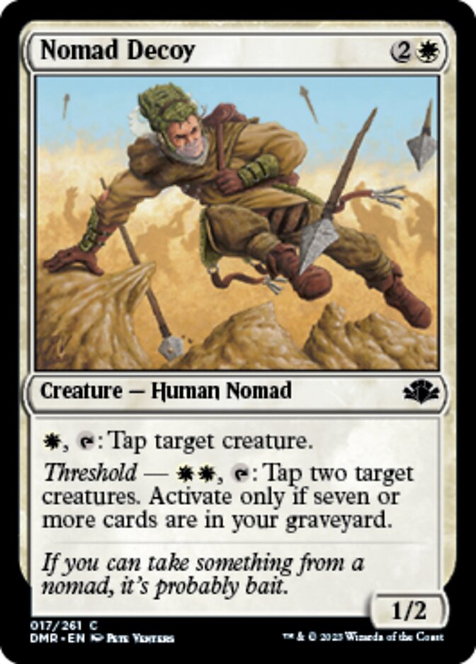 Nomad Decoy [Dominaria Remastered] Magic: The Gathering