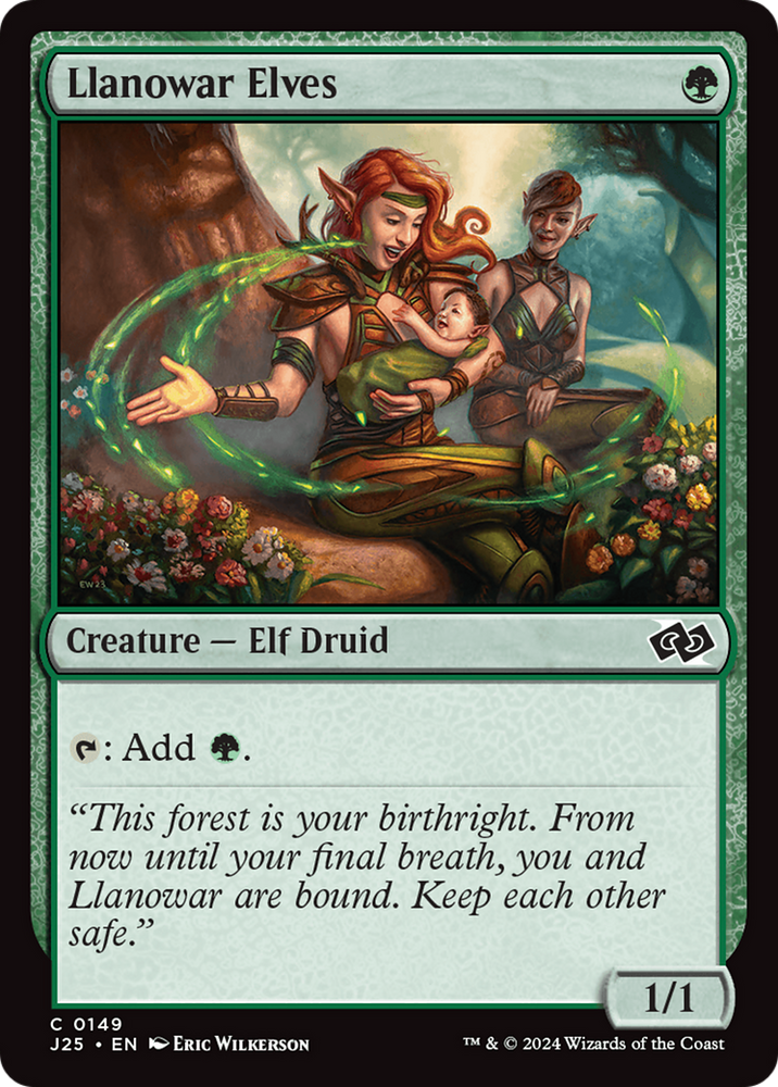 Llanowar Elves [Foundations Jumpstart] Magic: The Gathering