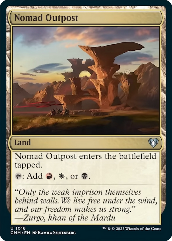 Nomad Outpost [Commander Masters] Magic: The Gathering