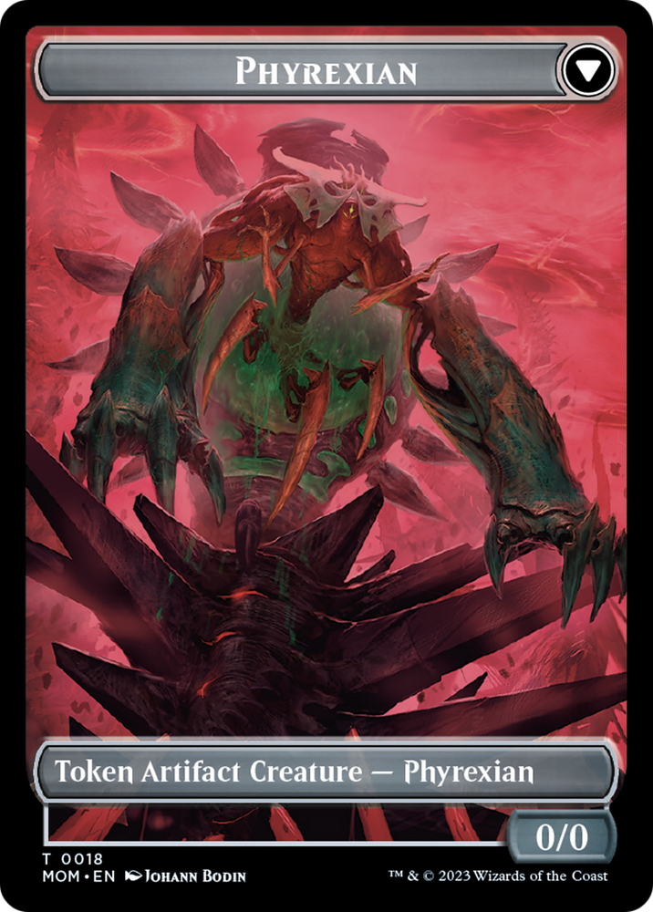 Incubator // Phyrexian (18) Double-Sided Token [March of the Machine Tokens] Magic: The Gathering