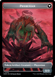 Incubator // Phyrexian (18) Double-Sided Token [March of the Machine Tokens] Magic: The Gathering