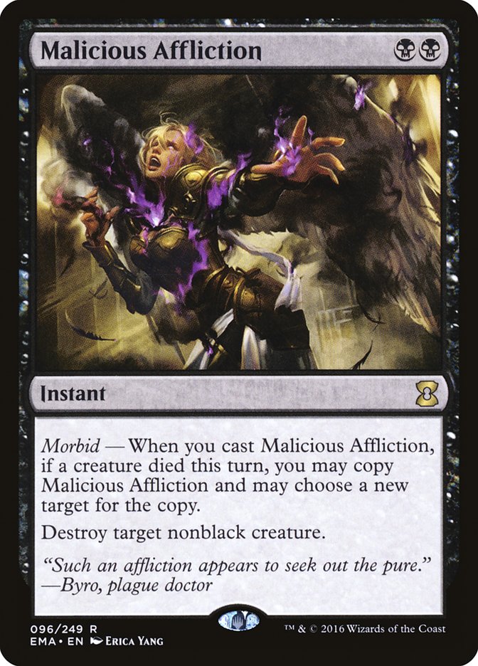 Malicious Affliction [Eternal Masters] Magic: The Gathering