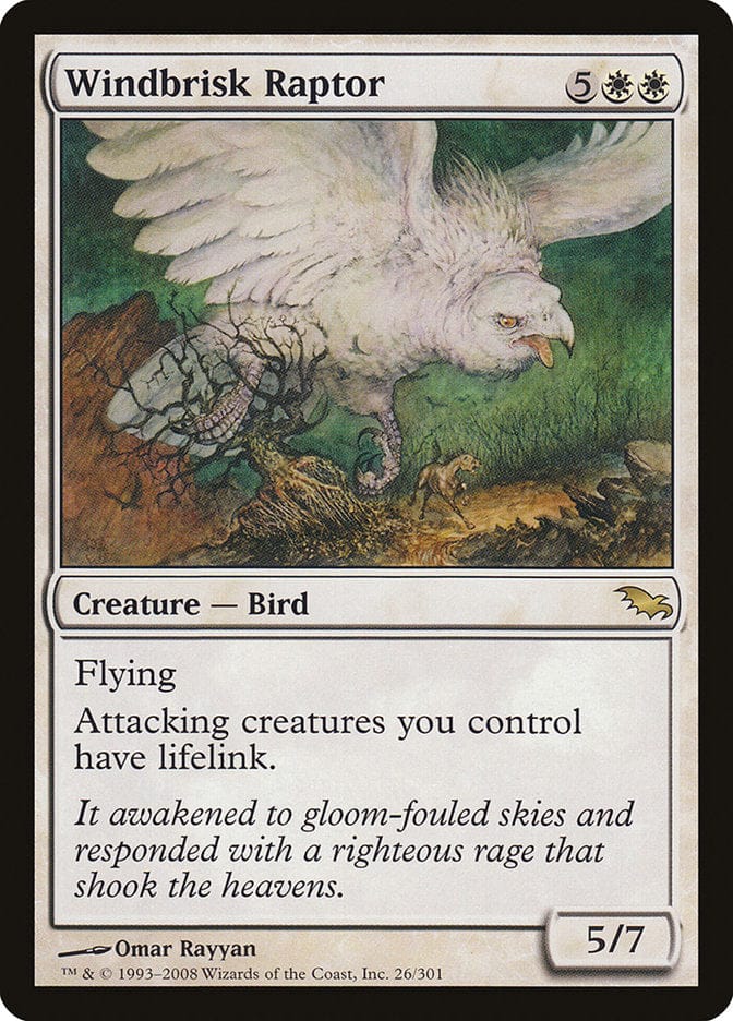 Windbrisk Raptor [Shadowmoor] Magic: The Gathering