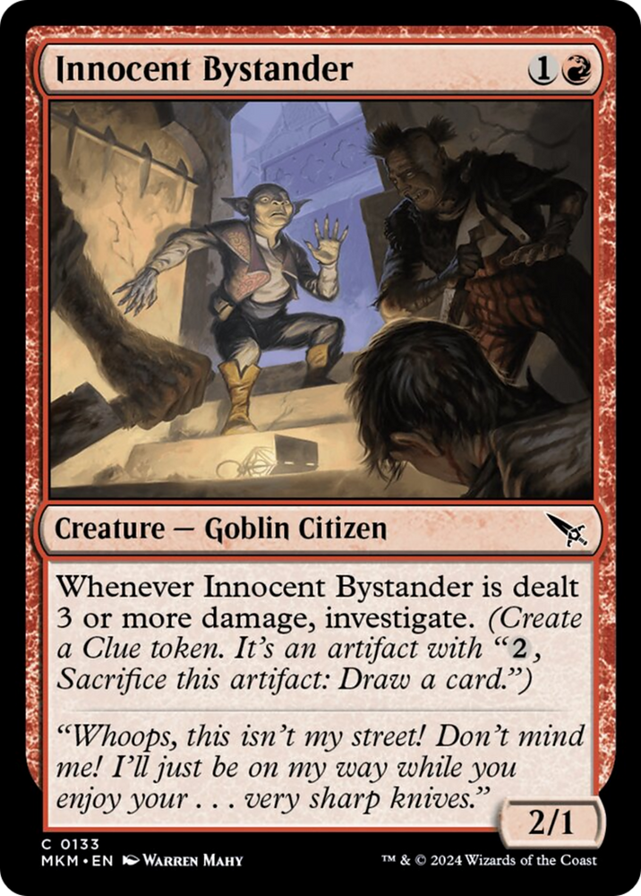 Innocent Bystander [Murders at Karlov Manor] Magic: The Gathering