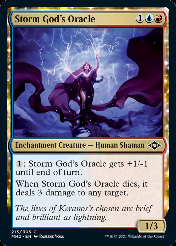 Storm God's Oracle [Modern Horizons 2] Magic: The Gathering