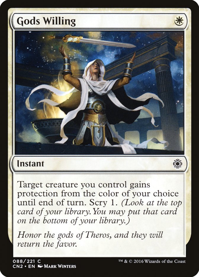 Gods Willing [Conspiracy: Take the Crown] Magic: The Gathering