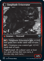 Fangblade Brigand // Fangblade Eviscerator [Innistrad: Double Feature] Magic: The Gathering