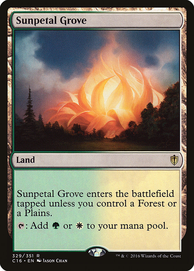 Sunpetal Grove [Commander 2016] Magic: The Gathering
