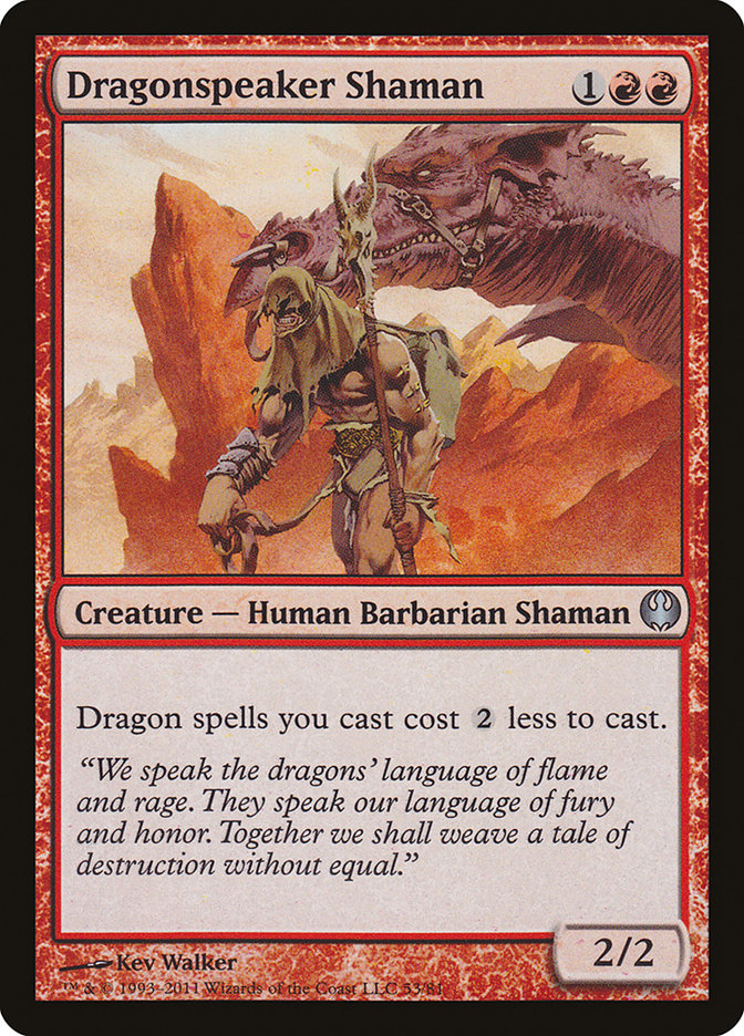 Dragonspeaker Shaman [Duel Decks: Knights vs. Dragons] Magic: The Gathering